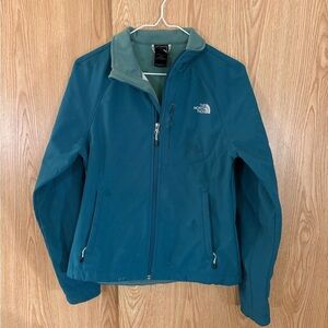The North Face Teal Apex Bionic Fleece Lined Waterproof Jacket